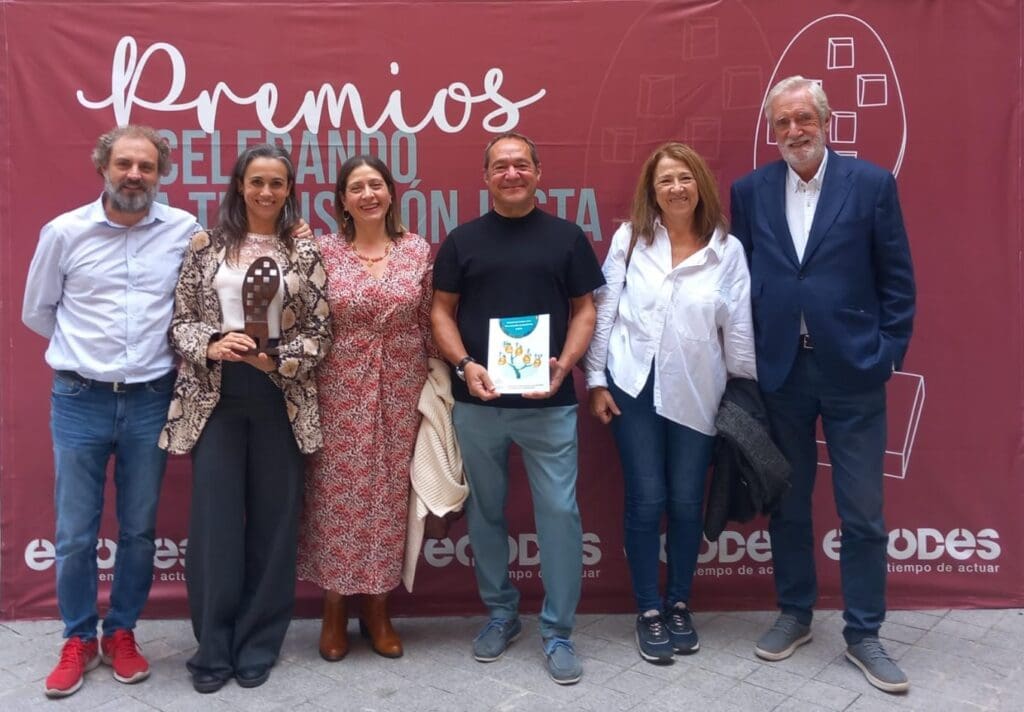 El proyecto Temis reconocido con el Premio "Acelerando la transición justa", en la categoría España, otorgado por la Fundación Ecología y Desarrollo, ECODES. 6 entrega premios JD 1 1