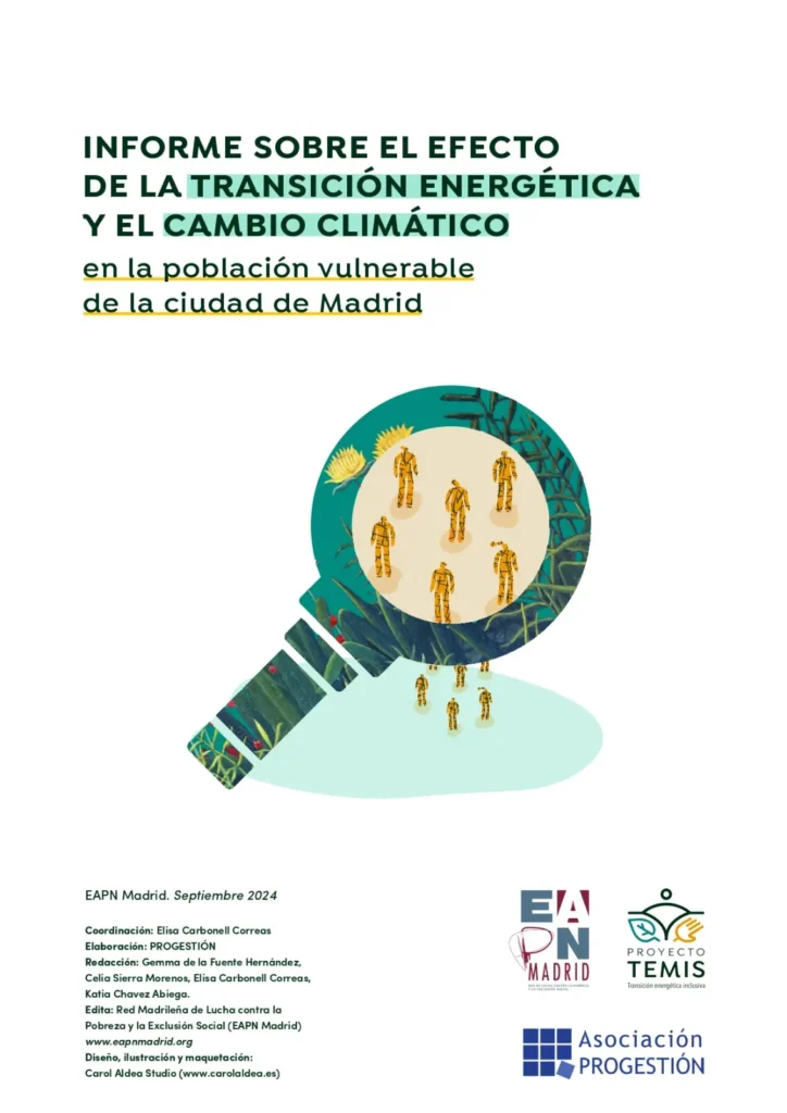Informe sobre el efecto de la transición energética y el cambio climático en la población vulnerable de la ciudad de Madrid 13 Portada Informe poblacion vulnerable